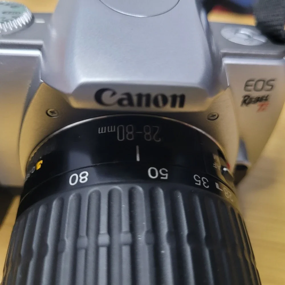 Canon EOS Rebel Ti 35mm Film Camera With Canon EF 28-80mm Zoom Lens